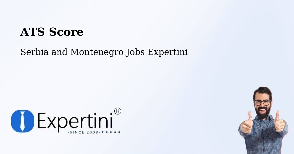 Resume ATS Score & Job Description Match Tool – Montréal - Serbia and Montenegro Jobs Expertini
