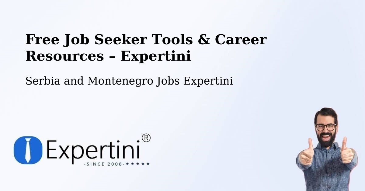 Free Job Seeker Tools & Career Resources – Montréal - Montréal, Serbia and Montenegro Jobs Expertini