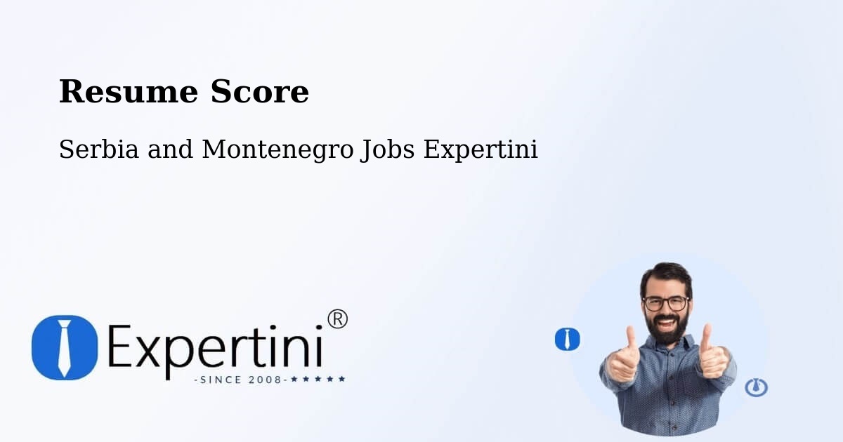 Resume Score & Job Description Match Tool – Montréal - Serbia and Montenegro Jobs Expertini